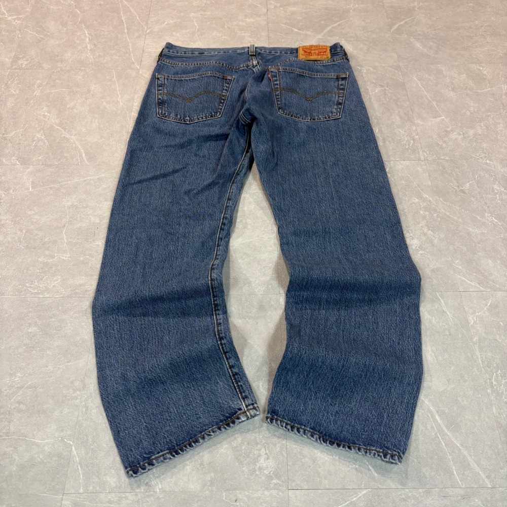Levis 501‎ Original Fit Jeans 34x30 Blue Denim Straight Leg Button Fly 501-0193